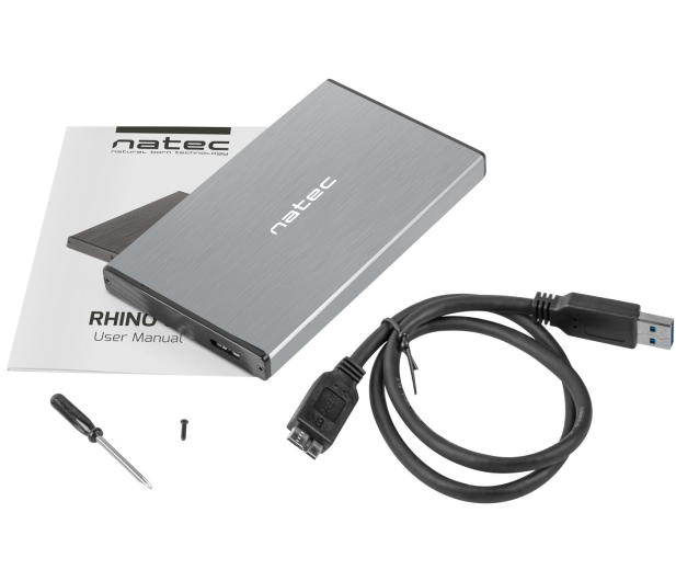 NATEC RHINO GO SATA 2.5" USB 3.0 Szara NKZ-1281 - 682347 - zdjęcie 5